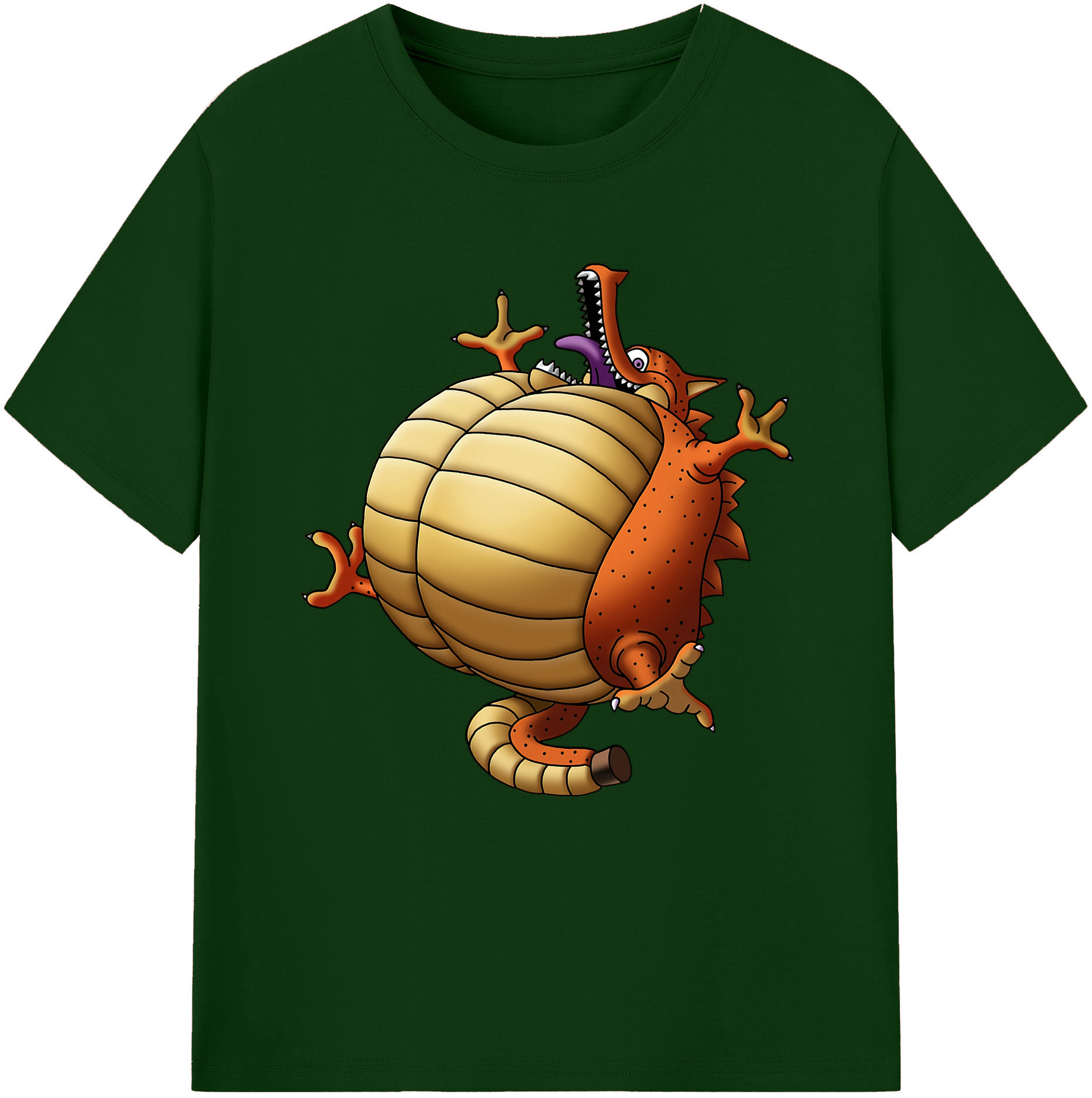 （画像用） ドラゴンクエスト Doragon Kuesuto Dragon Quest 綿100％半袖Tシャツ（フロントプリント）